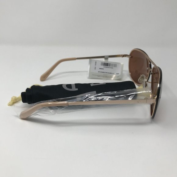 Fossil Women’s Rose Gold Aviator Sunglasses NWT